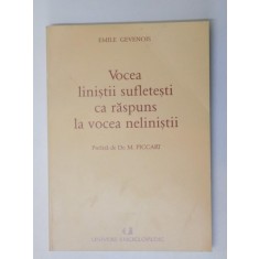Vocea linistii sufletesti ca raspuns la vocea nelinistii - Emile Gevenois
