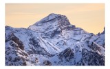 Tablou Canvas Măreția alpină sub cer de ambră, 39 x 26 cm, CMCLASS