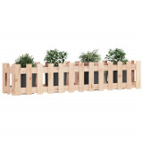 Pat &icirc;naltat gradina design gard 150x30x30 cm lemn de pin tratat GartenMobel Dekor, vidaXL