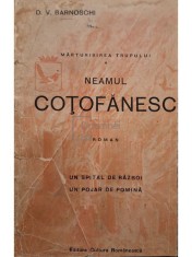 D. V. Barnoschi - Neamul cotofanesc foto