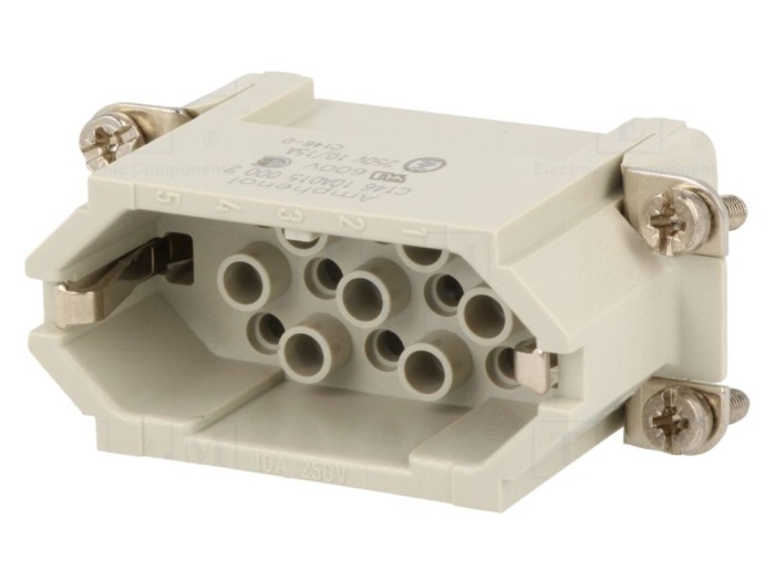 Conector HDC tată 15+PE