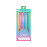 Cumpara ieftin Pixuri retractabile cu gel si sclipici, Oh My Glitter!, set 4 culori, Ooly