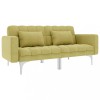 Canapea extensibilă, verde, material textil