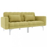Canapea extensibilă, verde, material textil
