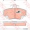 Set placute frana,frana disc RENAULT CLIO II (BB0/1/2, CB0/1/2) (1998 - 2005) TRW GDB1465