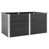 Cumpara ieftin Strat inaltat de gradina, gri, 200x100x91 cm, WPC
