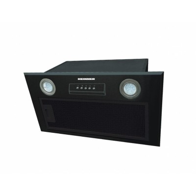 Hota incorporabila Heinner, 610 m3/h, 215 W, LED 2x 1.5 W, Filtru aluminiu Negru foto