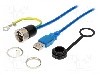 Conector {{Tip conector}}, piuli&amp;amp;#355;a din spate, pt. montare pe panou, ENCITECH - 1310-0004-04 foto