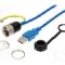 Conector {{Tip conector}}, piuli&amp;#355;a din spate, pt. montare pe panou, ENCITECH - 1310-0004-04