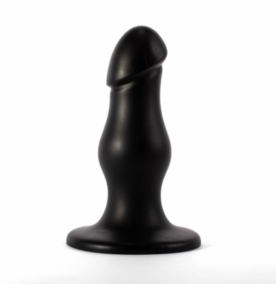 Dop Anal XXL Extra Girthy, Negru, 22 cm foto