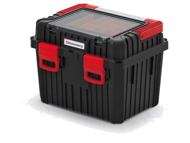Ladă pentru unelte neagră polimer KISTENBERG HEAVY 445x360x337mm 25kg
