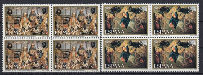 Spania 1982 - CRACIUN - Bloc de 4 - MNH