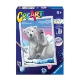 Cumpara ieftin Kit pictura pe numere Ravensburger - Urs polar