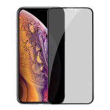 Cumpara ieftin Folie Sticla Hoco 3D Anty-Spy Shatterproof Edges pentru iPhone X/Xs/11 Pro Negru