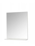 Oglinda Baie cu Polita 60cm Alb GN0551, Dreptunghiulara, PAL, MDF