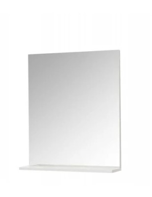 Oglinda baie cu polita GN0551, dreptunghiulara, PAL, 60 cm, alb foto