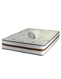 Set Saltea ortopedica cu arcuri, Lotus Forte Super Ortopedic 160x200x30cm, fermitate mediu spre tare, plasa de arcuri Bonell, fara vara-iarna, banda d