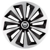 Set 4 capace roti Fox Gri-Negru R17 pentru gama auto Dacia, Autohelix MSA