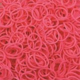 Elastice Rainbow Loom - Opac - Roz