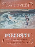 Povesti A.S. Puskin, Ilustrator I.V. Bruni, Editura Ion Creanga 1983, Coperta Cartonata, 120 pagini