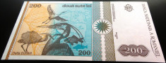 Bancnota 200 lei - ROMANIA, anul 1992 *cod 417 - NECIRCULATA foto