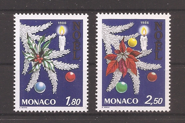Monaco 1986 - Craciun, MNH