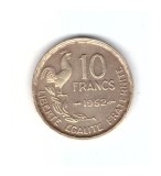 Moneda Franta 10 francs/franci 1952, stare foarte buna, curata