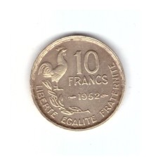 Moneda Franta 10 francs/franci 1952, stare foarte buna, curata