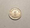 5 Bani 1900 AUNC - Moneda Romaneasca Rara - Colectie Numismatica