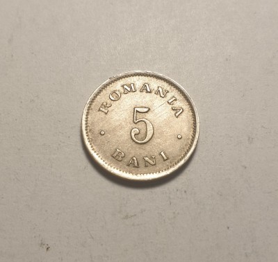 5 bani 1900 AUNC foto