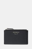 Emporio Armani portofel de piele culoarea negru, EW003035 AF19568