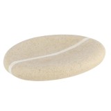 Săpuniera Polirășină Ovala Design Piatră &ndash; Natural