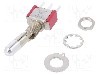Intrerupator basculant, 2 pozitii, mod comutare ON-ON, SPDT, C&amp;K - 7101K2CQE