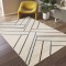 Covor Belgian, Cancun 18717, Crem, Diverse Dimensiuni - 120x170 cm