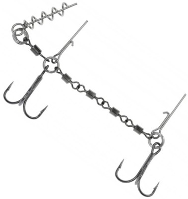 Montura Mikado Stinger Jaws Double Evo, 25kg, Nr.1/0, 1buc/plic foto