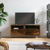 Comodă TV, stejar fumuriu, 100x34,5x44,5 cm, lemn prelucrat, vidaXL