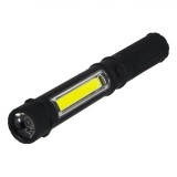 Lanterna LED COB 5W cu Magnet și Clip, 16.5 cm, Negru, CMCLASS