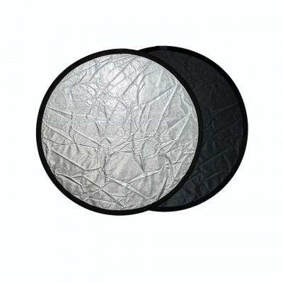 Blenda rotunda 2in1 silver-black 110cm foto