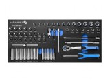 Set Chei Tubulare 63 Bucăți 1/4