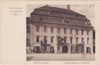 CP SIBIU Hermannstadt Palais Bruckenthal ND(1917) foto