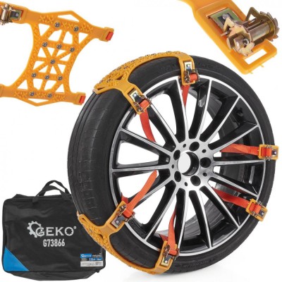 Set lanturi de zapada cu instalare rapida, 6 elemente, Geko G73866 foto