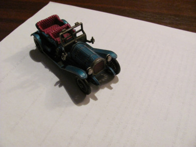 CY - Macheta 1:43 &amp;quot;Masinuta THOMAS FLYABOUT 1909 Matchbox Yesteryear Anglia&amp;quot; foto