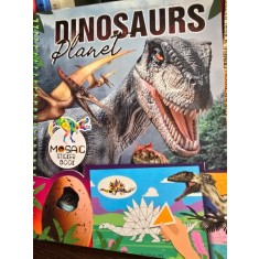 Dinosaurs Planet - Mosaic sticker book (Planeta Dinosaurilor - Carte cu stickere mozaic - carte in limba engleza)
