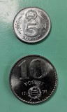 SV * Ungaria LOT 5 și 10 FORINT 1971 * AUNC+ / UNC cu luciu monetar, Europa, Cupru-Nichel