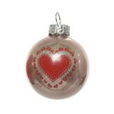 Glob decorativ - Bauble Blush Pink - Heart - Roz / Inima | Kaemingk