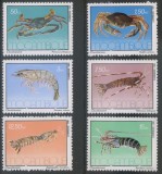 Mozambic 1981 - Fauna marina, crabi, serie neuzata
