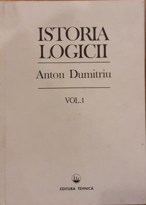 Istoria logicii volumul 1 foto