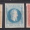 ROMANIA 1864 LP 14 ALEXANDRU IOAN CUZA NEEMISE GUMA ORIGINALA SERIE MNH