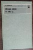 myh 50s - K Freudenthal - Limbajul logicii matematice - ed 1973