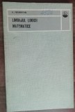 myh 50s - K Freudenthal - Limbajul logicii matematice - ed 1973